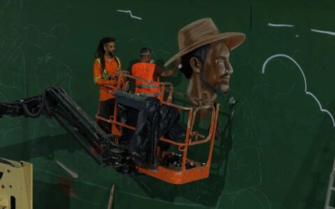 Viaduto em Manaus ganha grafite inspirado na cultura amazônica