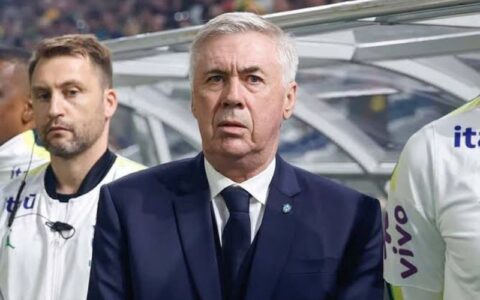 Ancelotti lidera ranking de salários entre técnicos de seleções