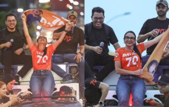 Carreata do 70 toma ruas de Manaus na véspera da eleição e acompanha crescimento de David em pesquisa