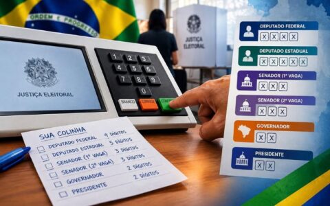 Eleições 2026: veja a ordem dos seis votos e faça sua colinha